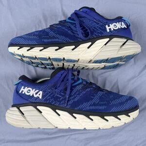 Hoka One One Gaviota 4 Men's Size 12 EE Running Shoes Blue Graphite 1123198 BBGP